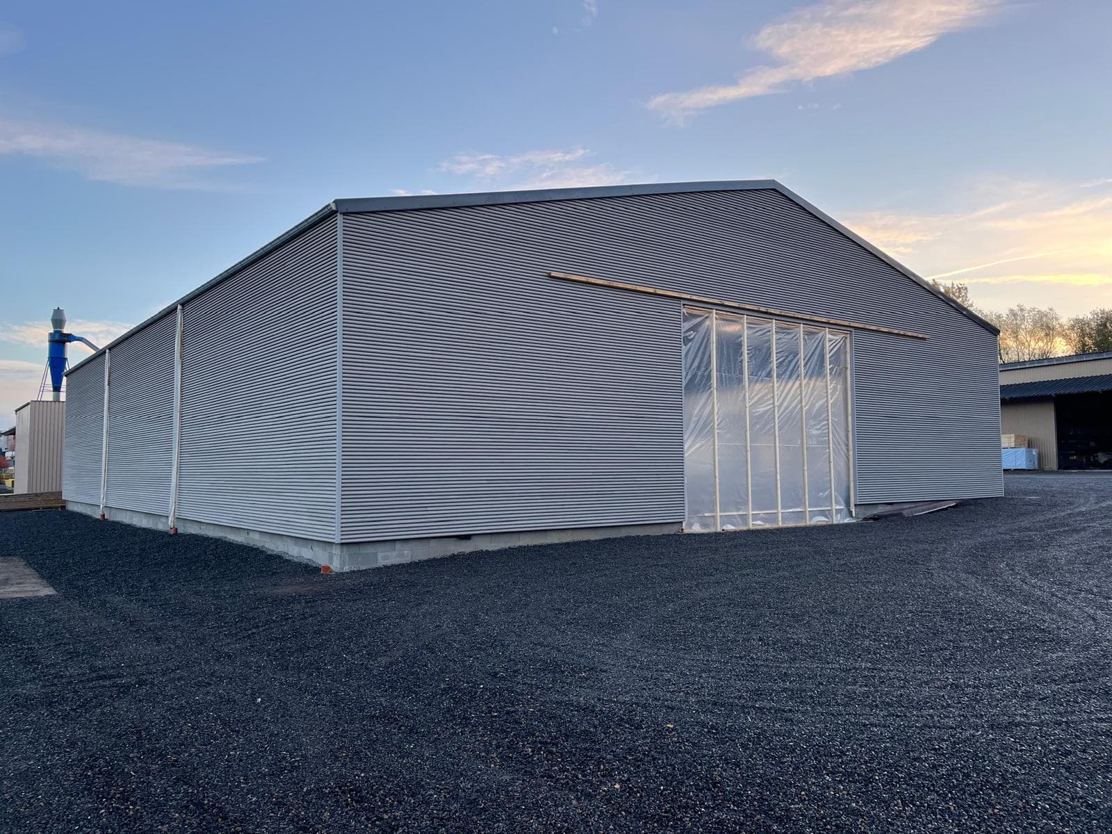 Structure extérieure en bois