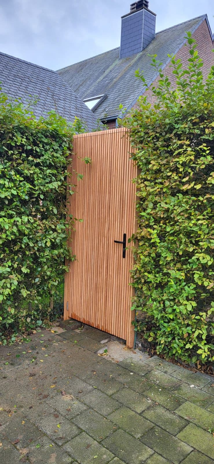Détail de châssis bois fabriqué en atelier