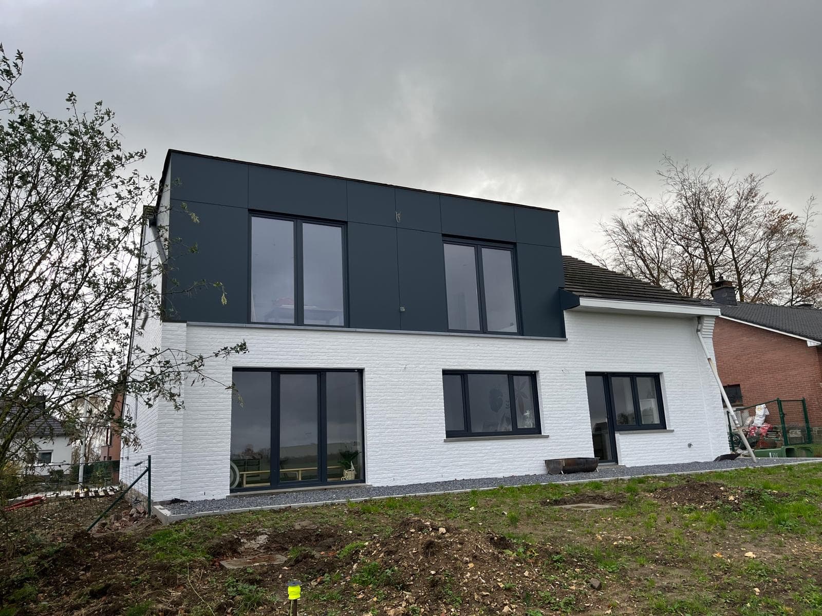 Chantier d’ossature bois en Province de Liège